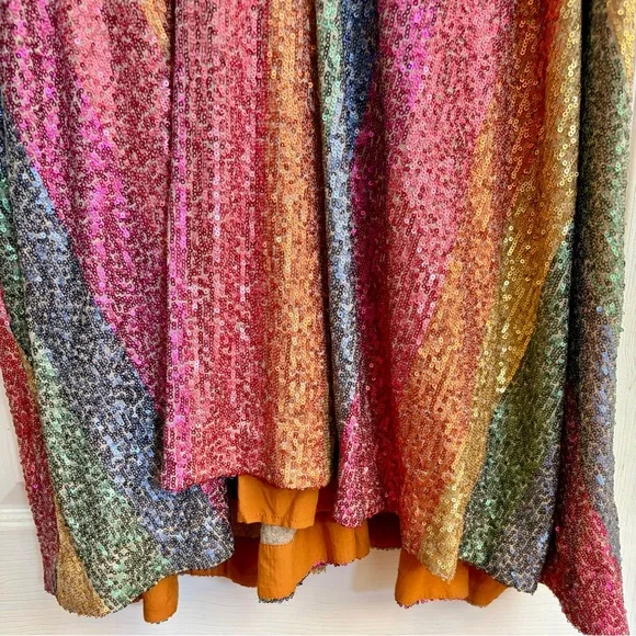 Farm Rio Sequin Midi Dress XL - Picture 7 of 7